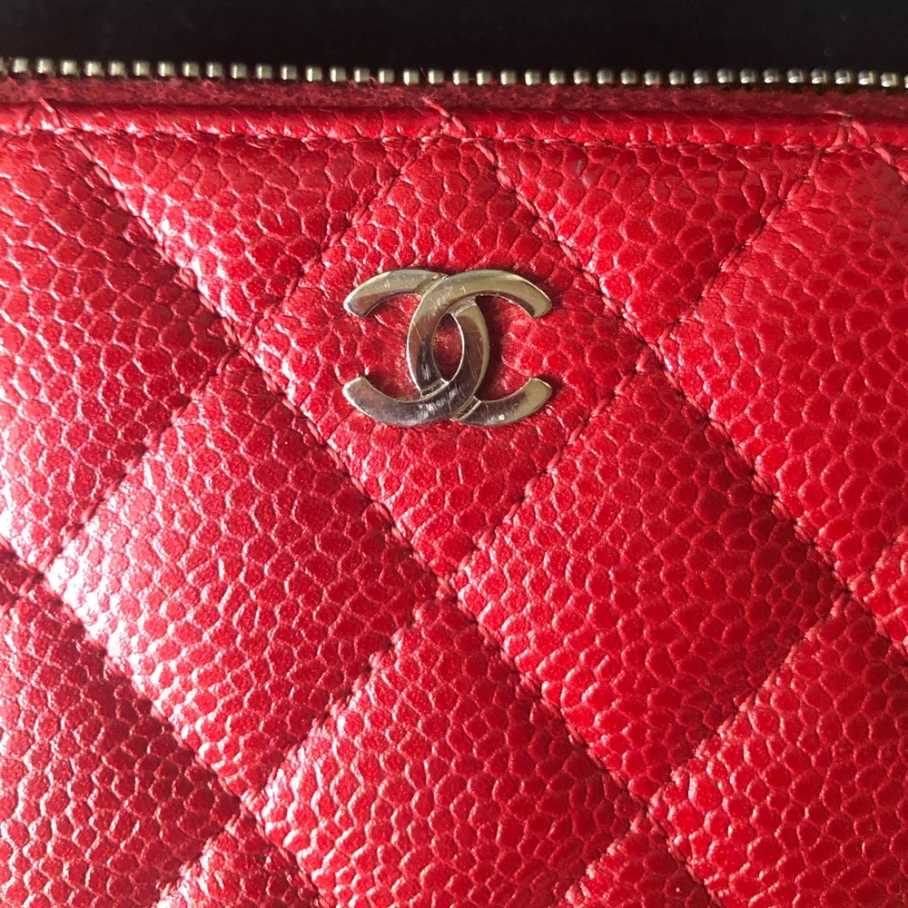 Chanel checkbook size wallet